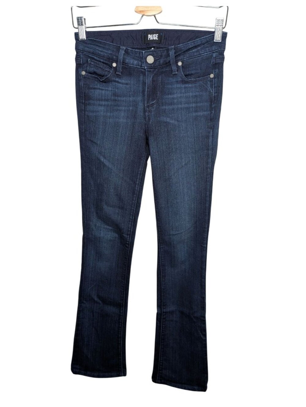 Paige Manhattan Bootcut Dark Wash Womens Jeans Size 26 Inseam 32"